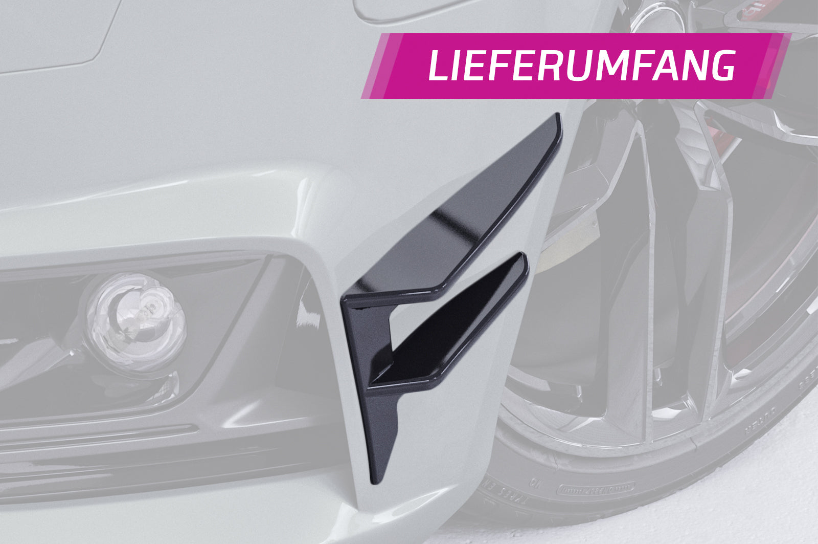 Audi A4 B9 8W S-Line Front Canards FP033-G
