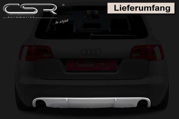 Audi A6 C6 Rear Diffuser HA009