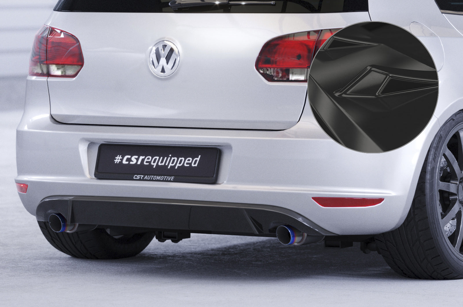 VW Golf 6 Rear Diffuser HA044-G