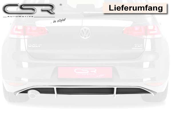 VW Golf 7 Rear Diffuser HA090