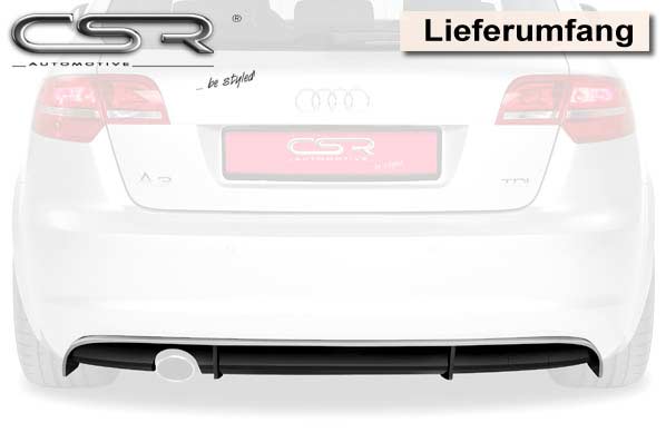 Audi A3 8P/8PA Rear Diffuser HA093