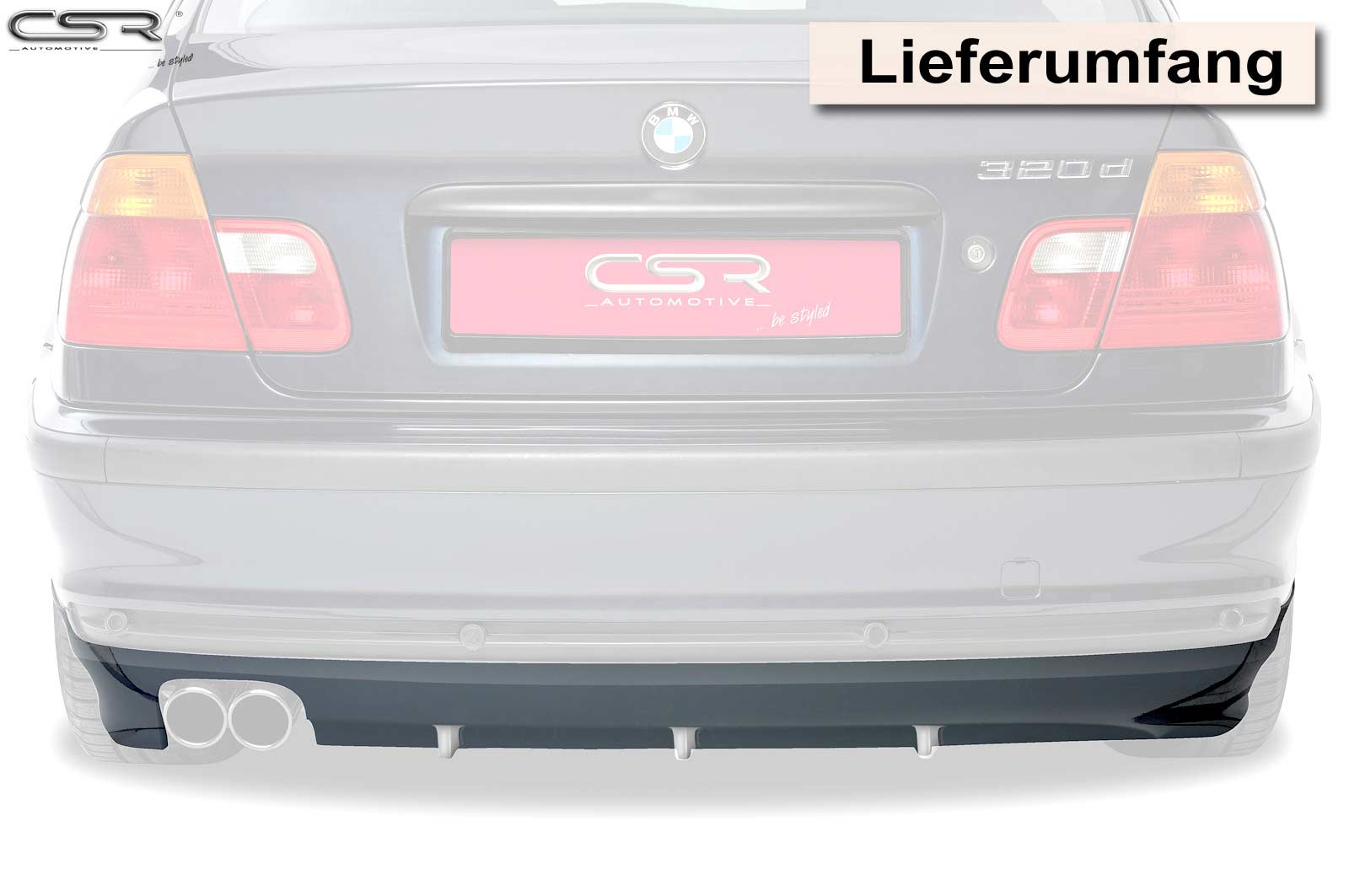 BMW 3 E46 Rear Diffuser HA134