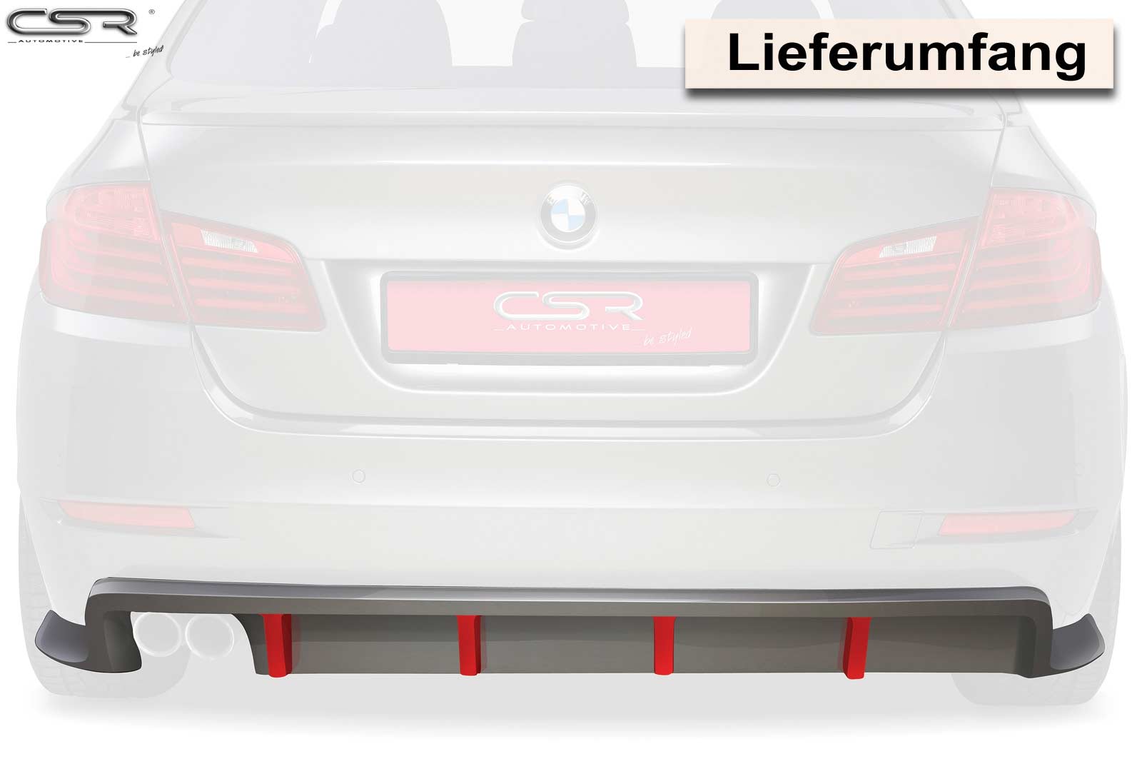 BMW 5 F10  Rear Diffuser HA146