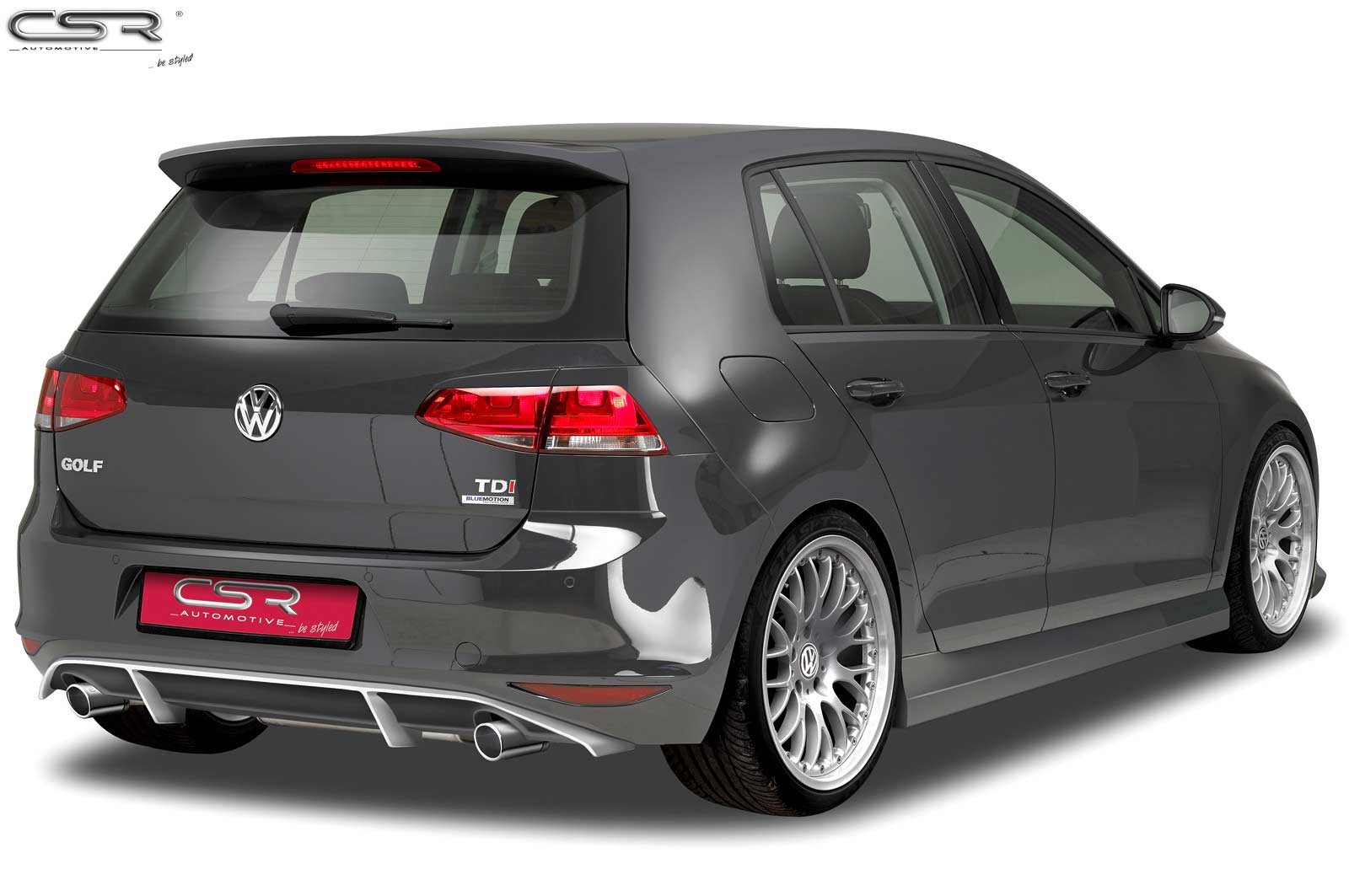 VW Golf 7 Rear Diffuser HA155