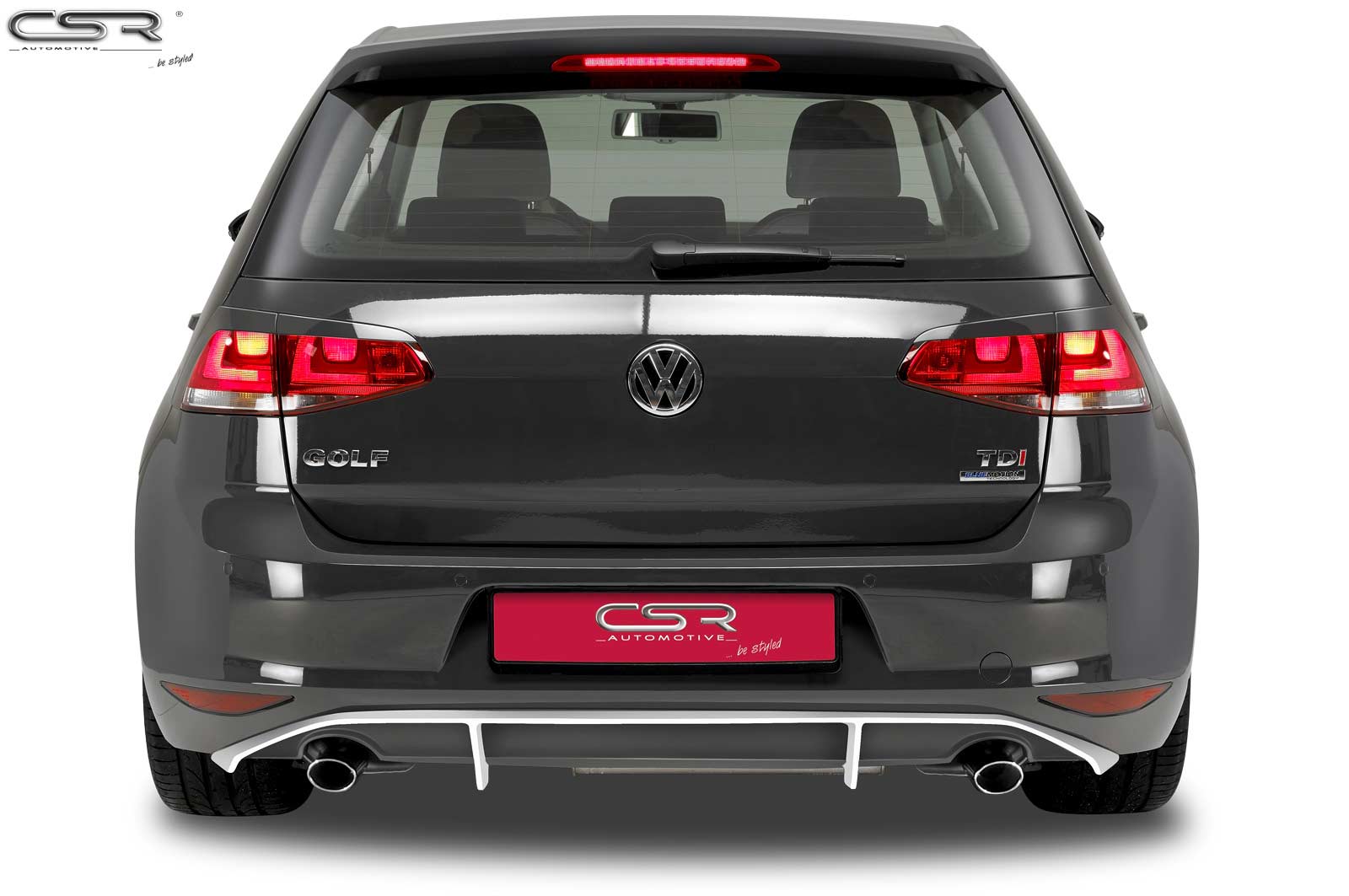 VW Golf 7 Rear Diffuser HA155