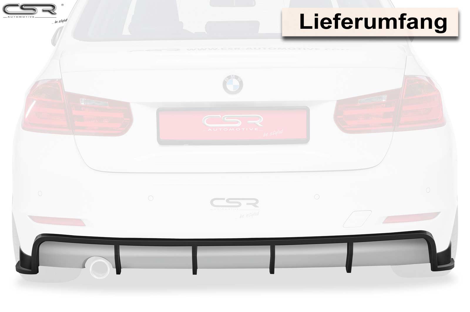 BMW 3 F30/F31 Rear Diffuser HA162