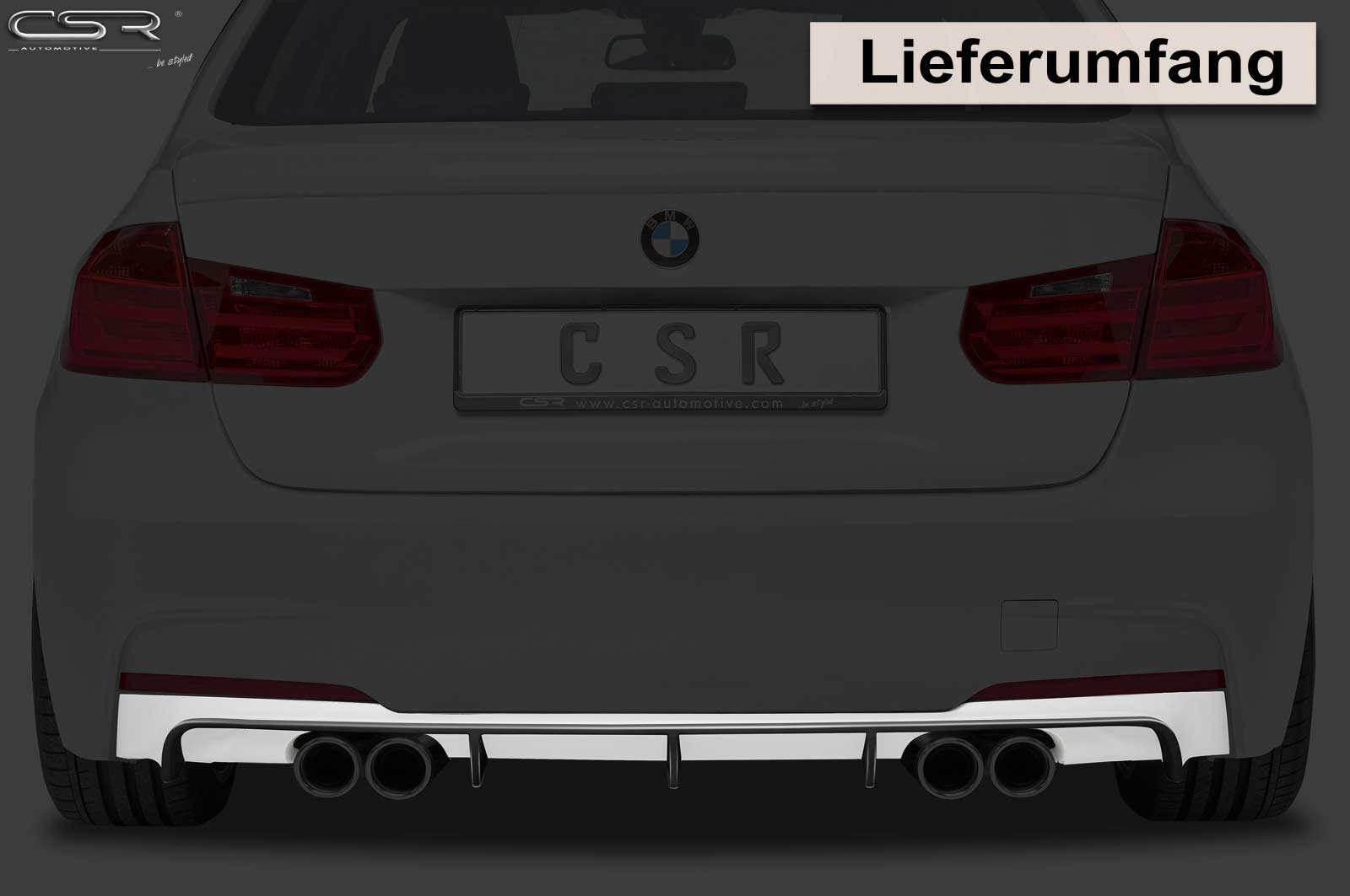 BMW 3 F30/F31 Rear Diffuser HA165