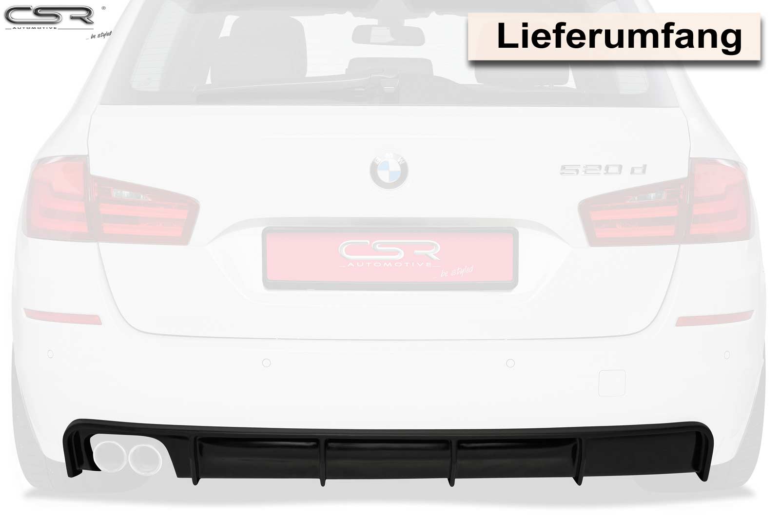 BMW 5 F11 Rear Diffuser HA169