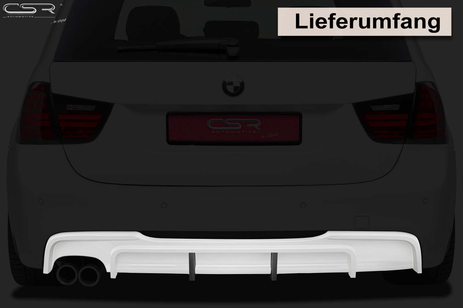 BMW 3 E90/E91 Rear Diffuser HA178