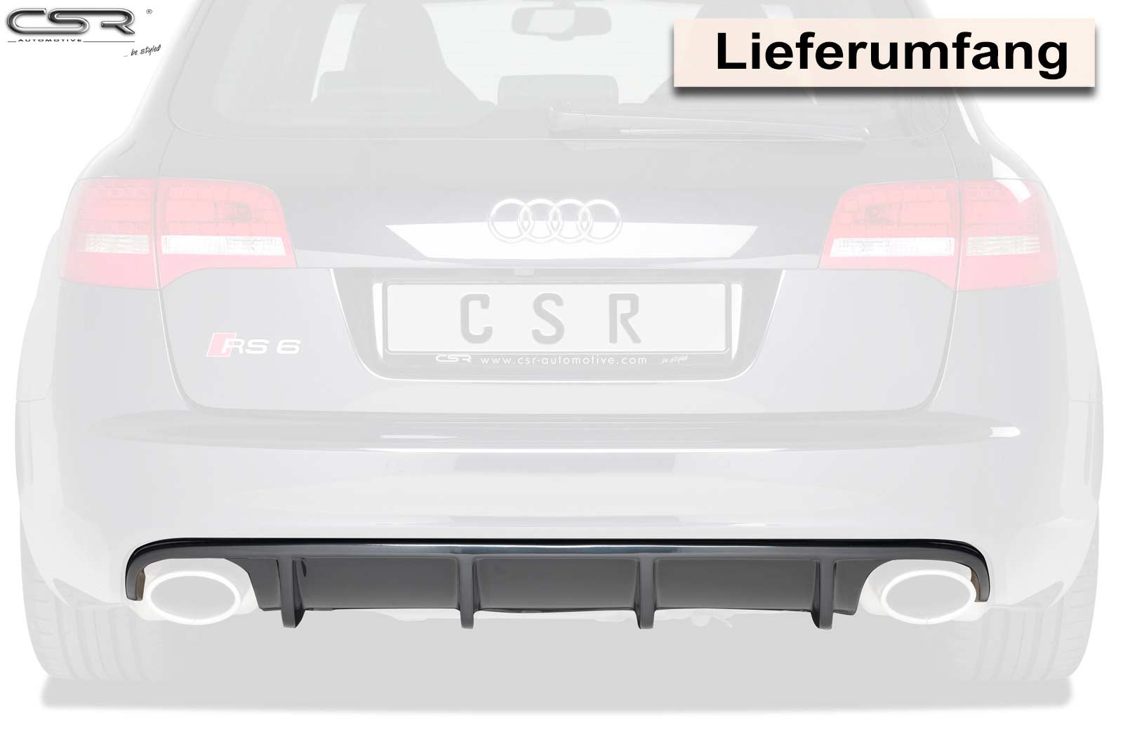 Audi RS6 C6 Rear Diffuser HA179