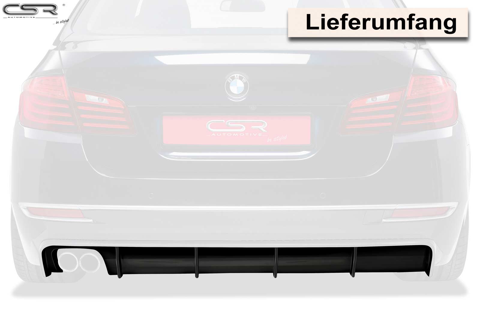 BMW 5 F10/F11 Rear Diffuser HA182