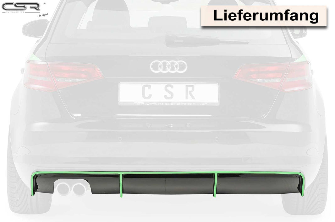 Audi A3 8V Sportback Rear Diffuser HA184