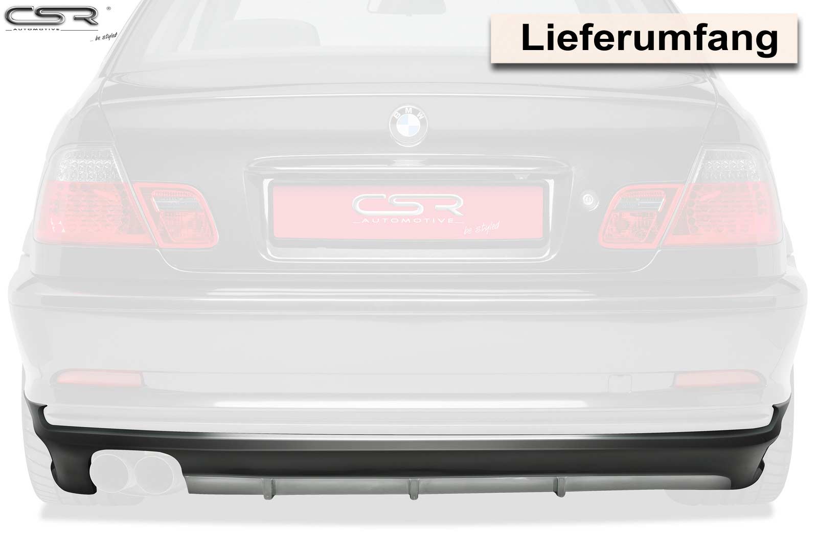BMW 3 E46 Rear Diffuser HA188
