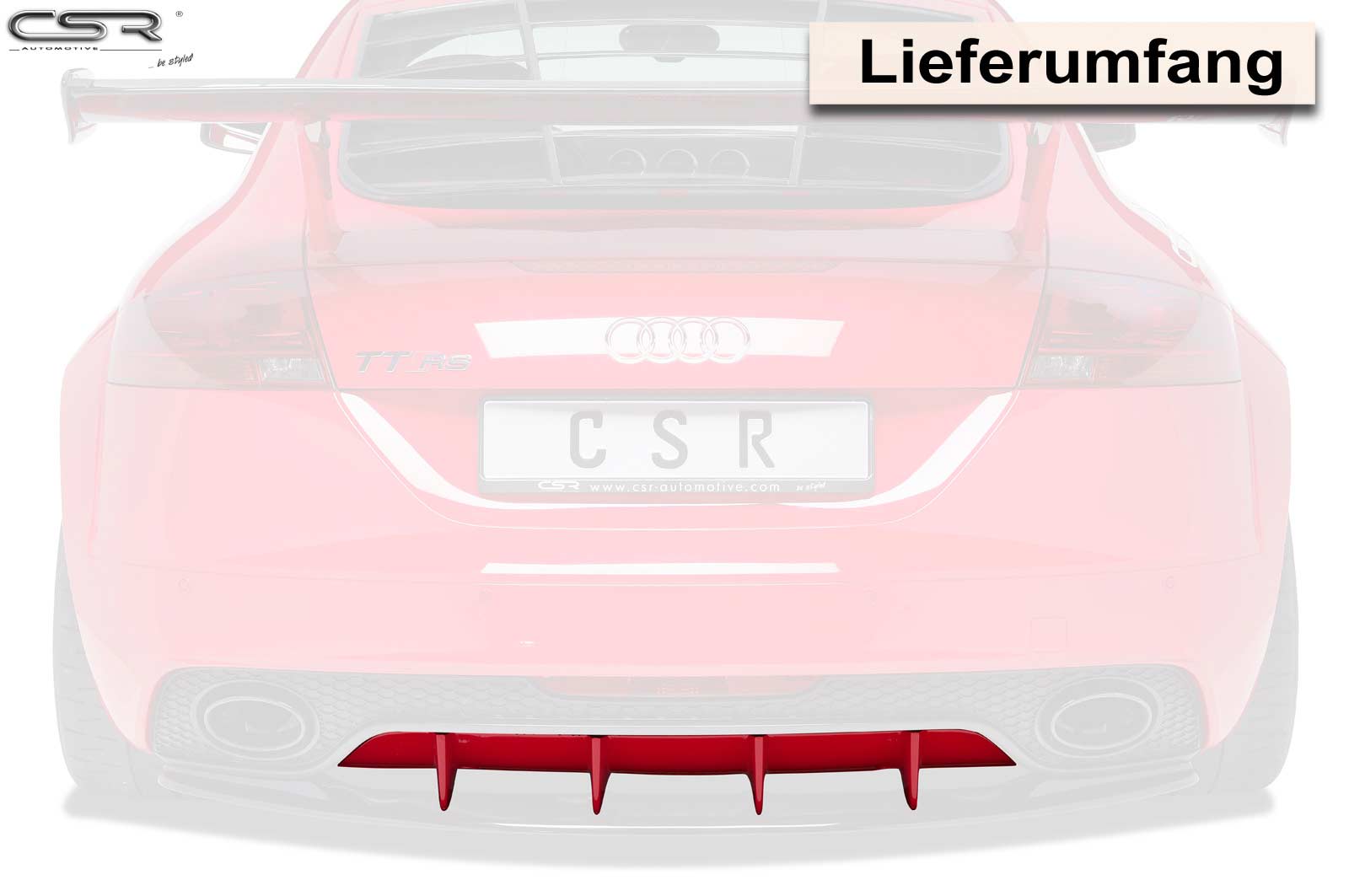 Audi TT RS 8J Rear Diffuser HA197