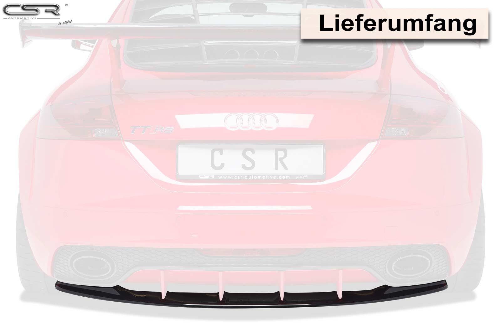 Audi TT RS 8J Rear Diffuser HA198