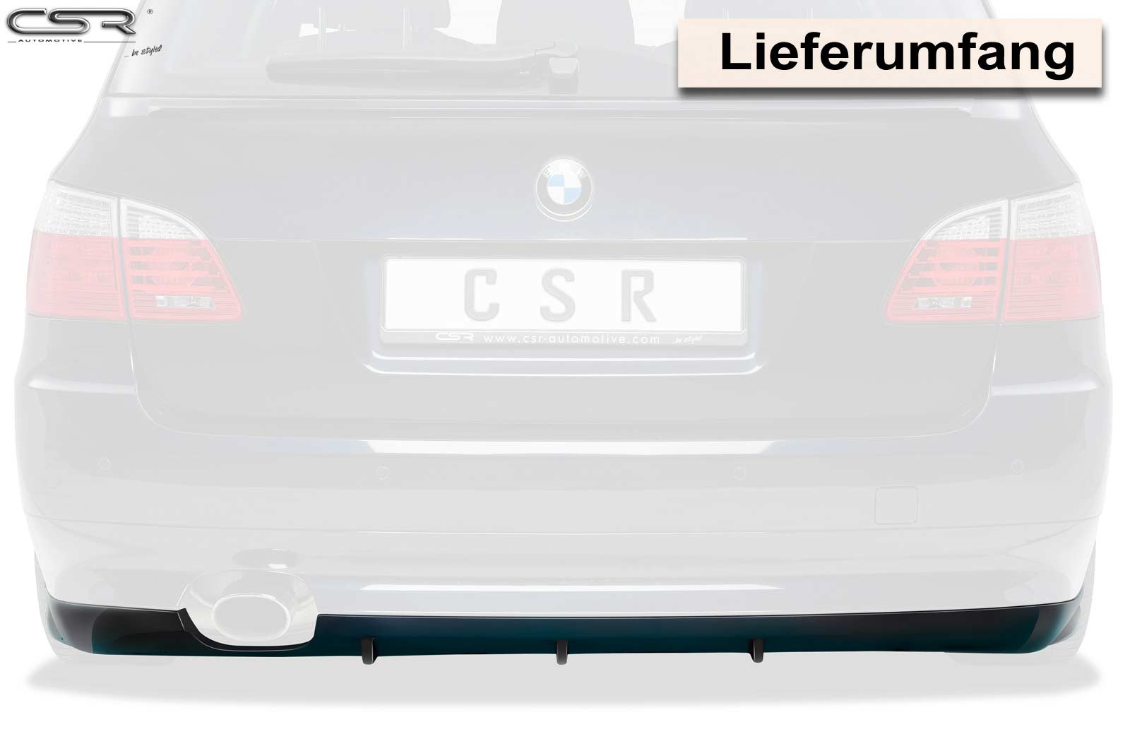 BMW 5 E61 Rear Diffuser HA201