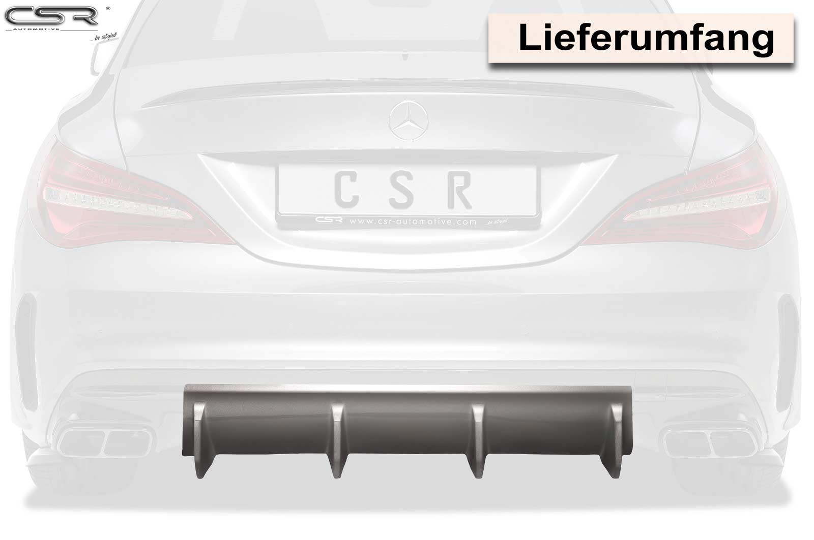 Mercedes-Benz CLA 45 AMG C117/X117 Rear Diffuser HA212