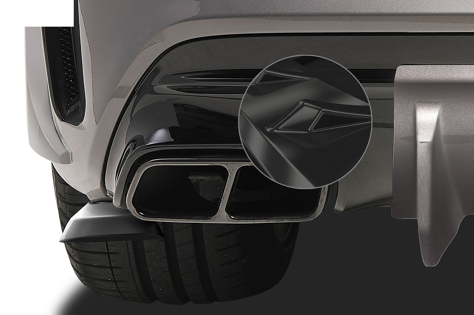 Mercedes-Benz CLA 45 AMG X117/C117 Rear Diffuser HA213-G