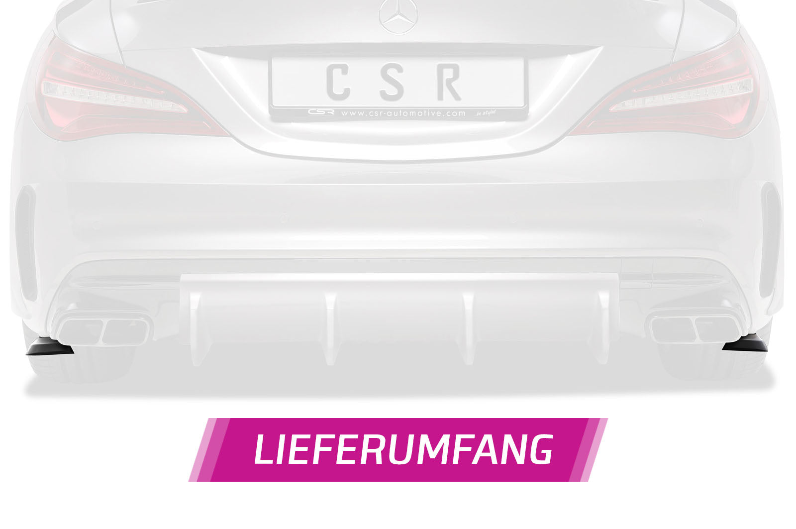 Mercedes-Benz CLA 45 AMG X117/C117 Rear Diffuser HA213-G