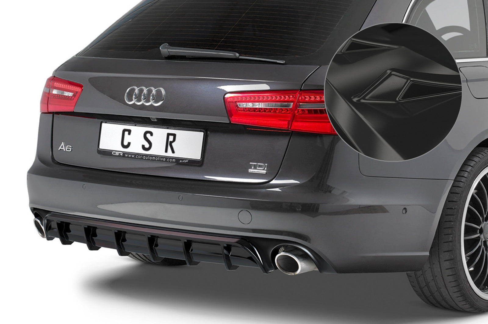 Audi A6 C7 Rear Diffuser HA227-G