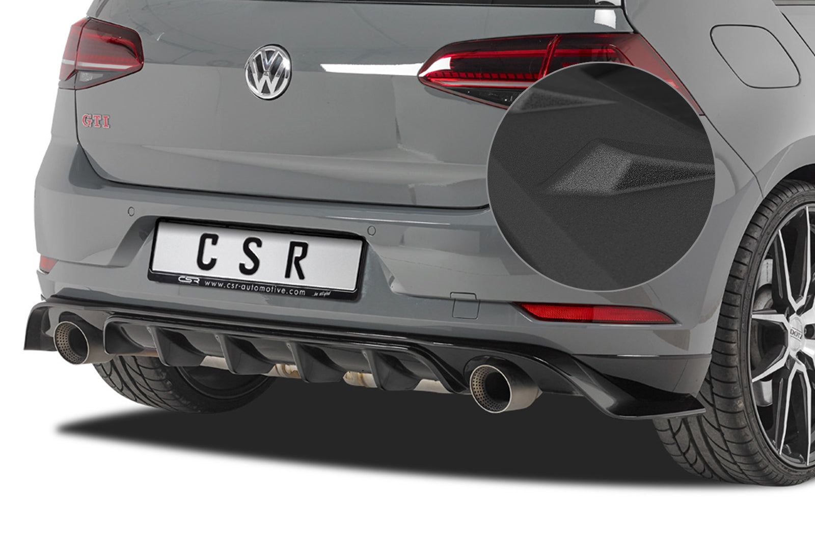 VW Golf 7 TCR Rear Diffuser HA232-G