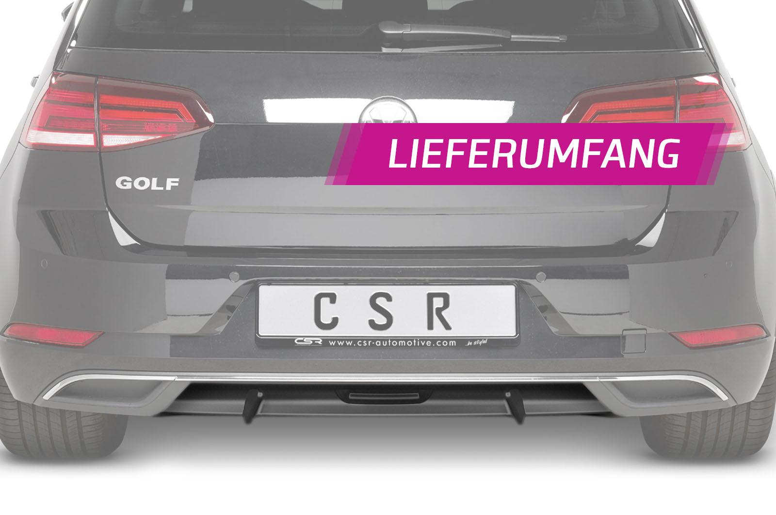 VW Golf 7 Rear Diffuser HA236-G