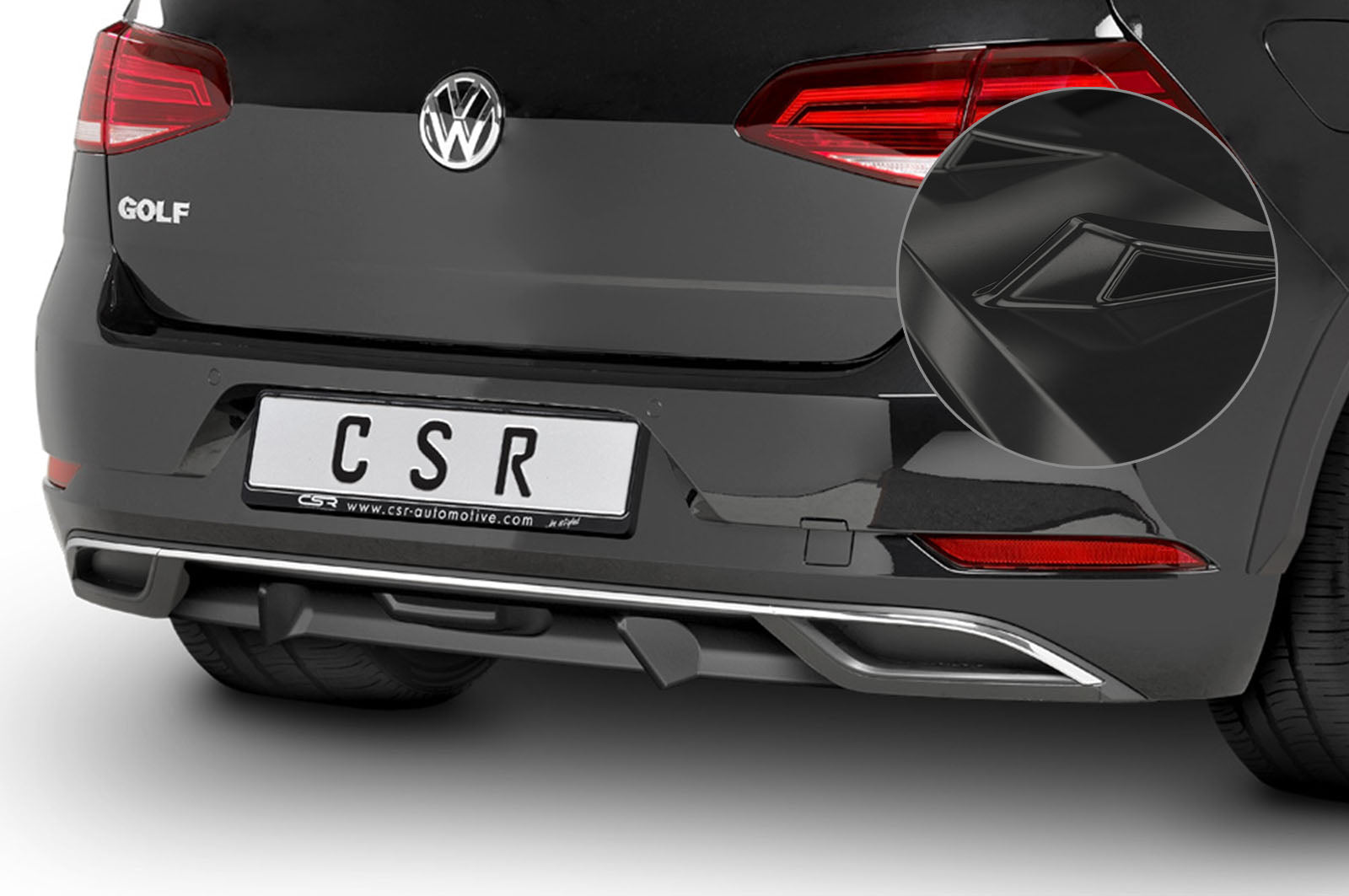 VW Golf 7 Rear Diffuser HA236-G