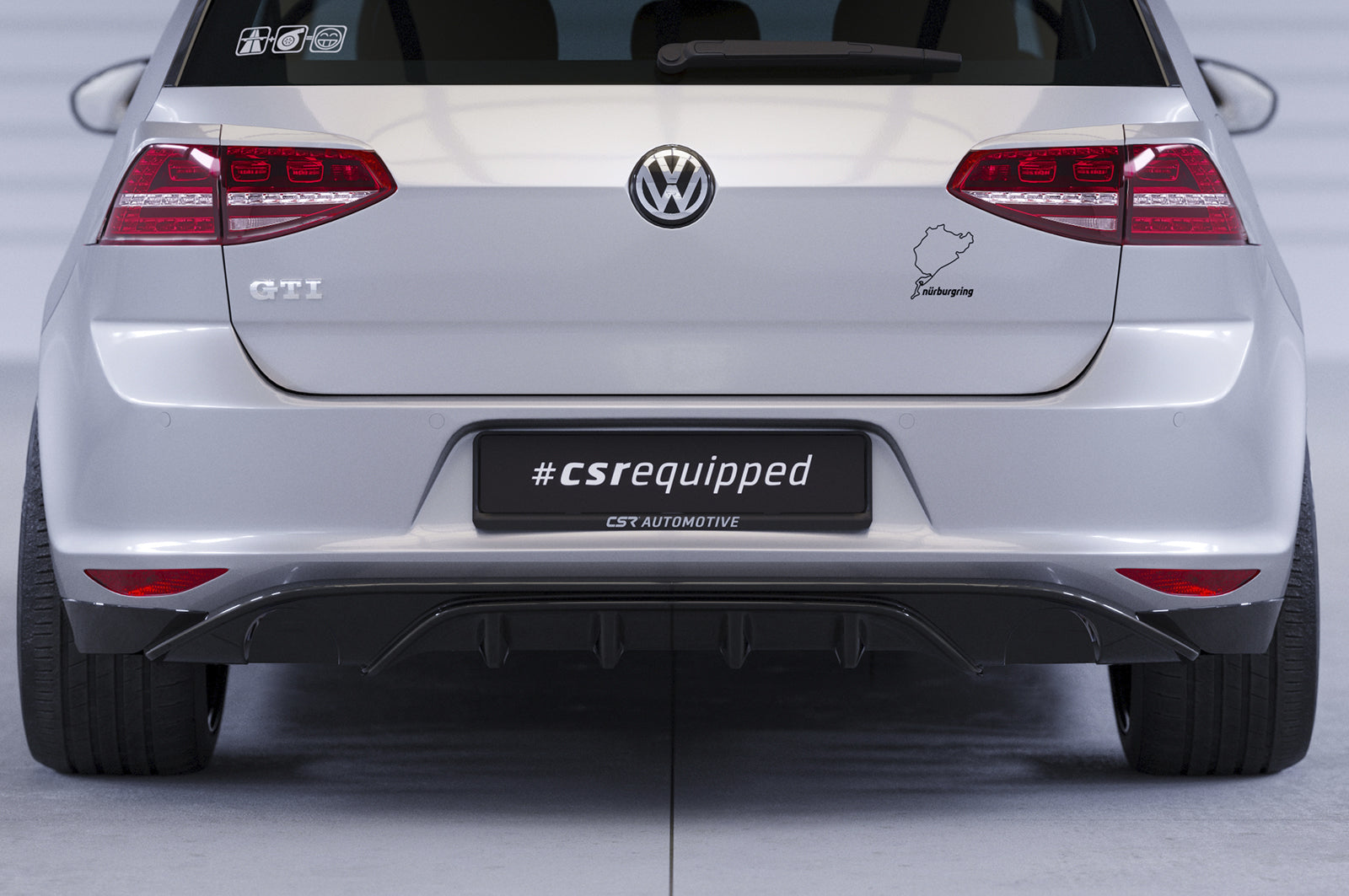 VW Golf 7 Rear Diffuser HA237-G