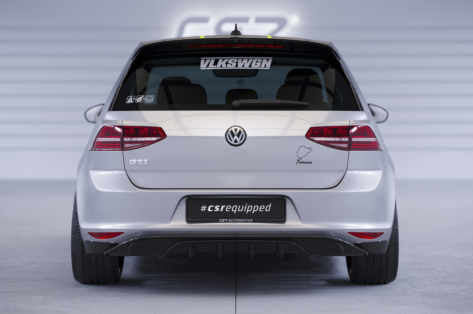 VW Golf 7 Rear Diffuser HA237-G