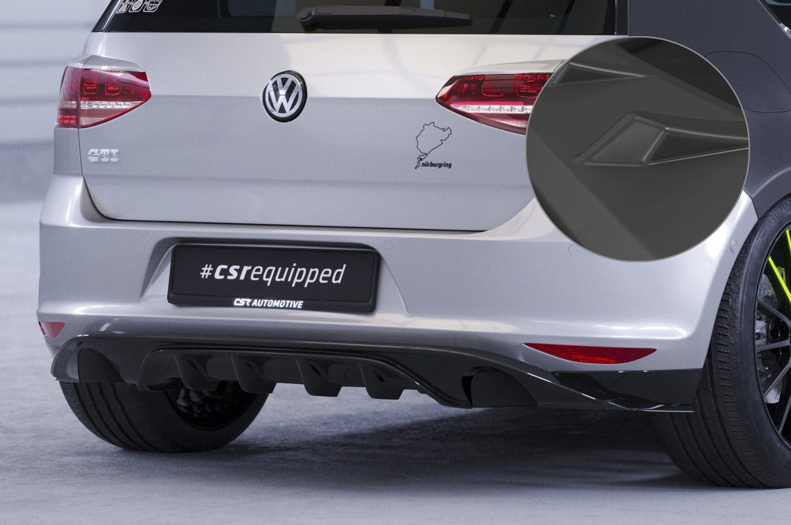 VW Golf 7 Rear Diffuser HA237-G