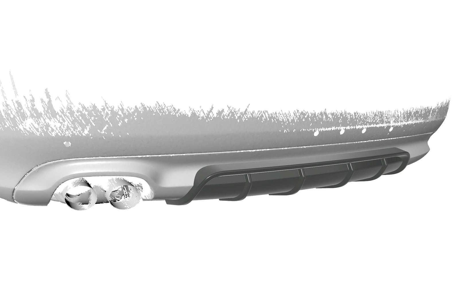 Audi A5 8T Rear Diffuser HA238-G