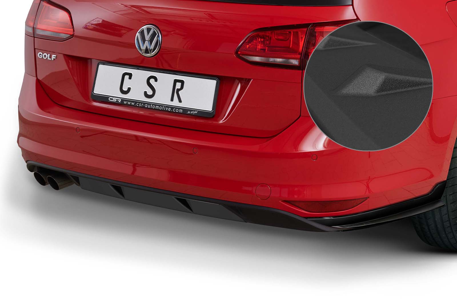 VW Golf 7 Facelift Rear Diffuser HA239-G