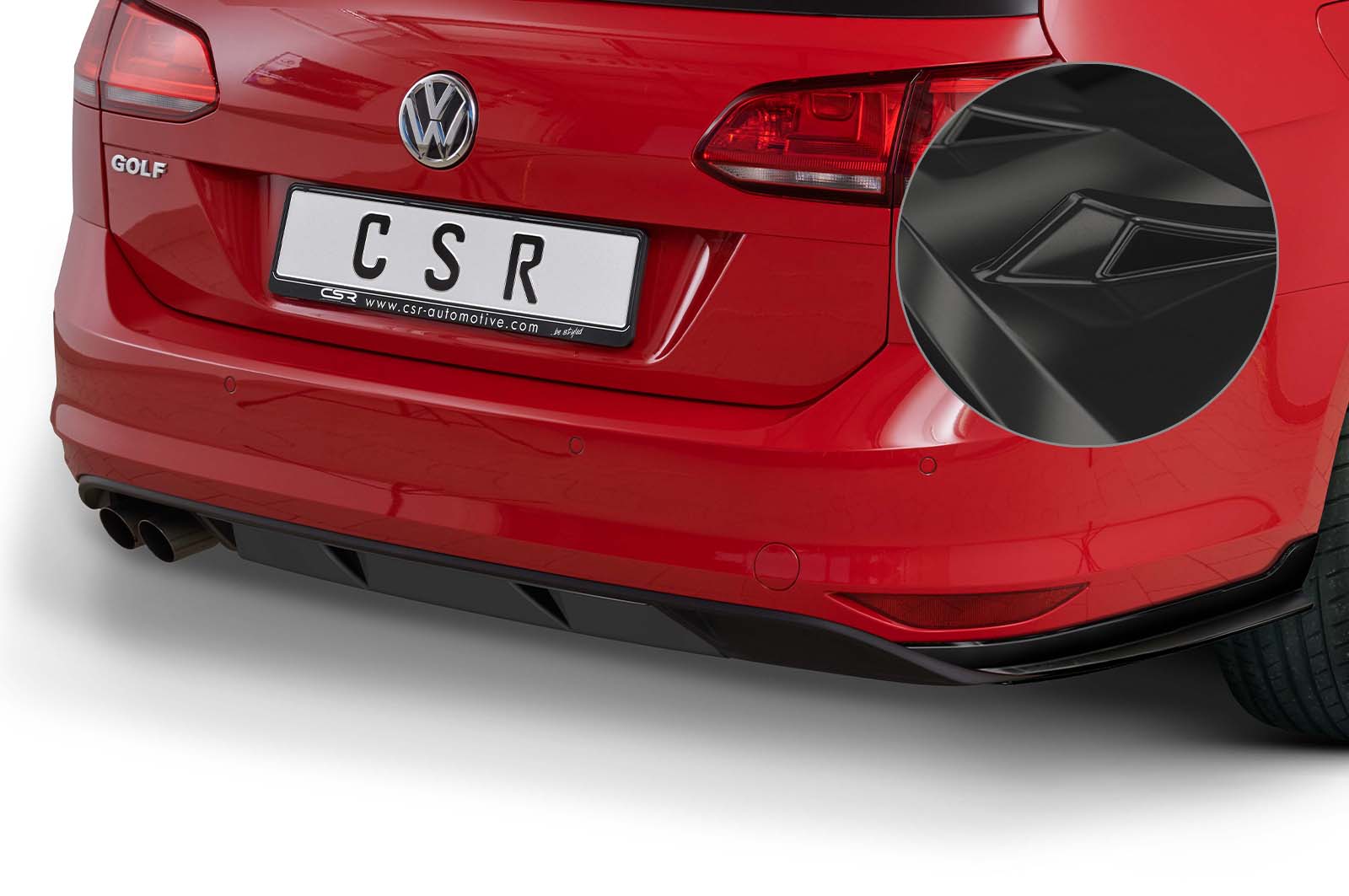 VW Golf 7 Facelift Rear Diffuser HA239-G