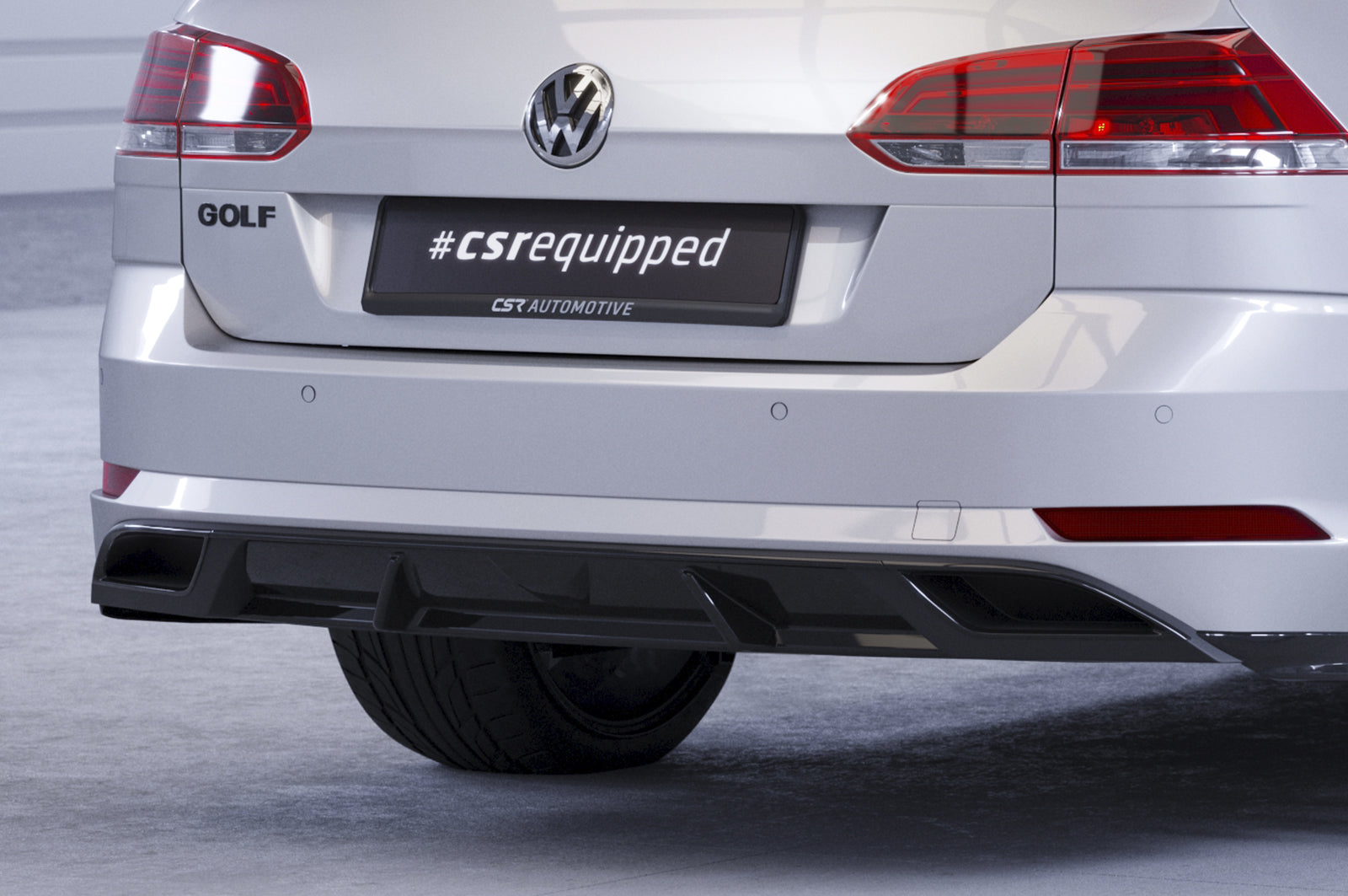 VW Golf 7 Facelift Rear Diffuser HA241-G