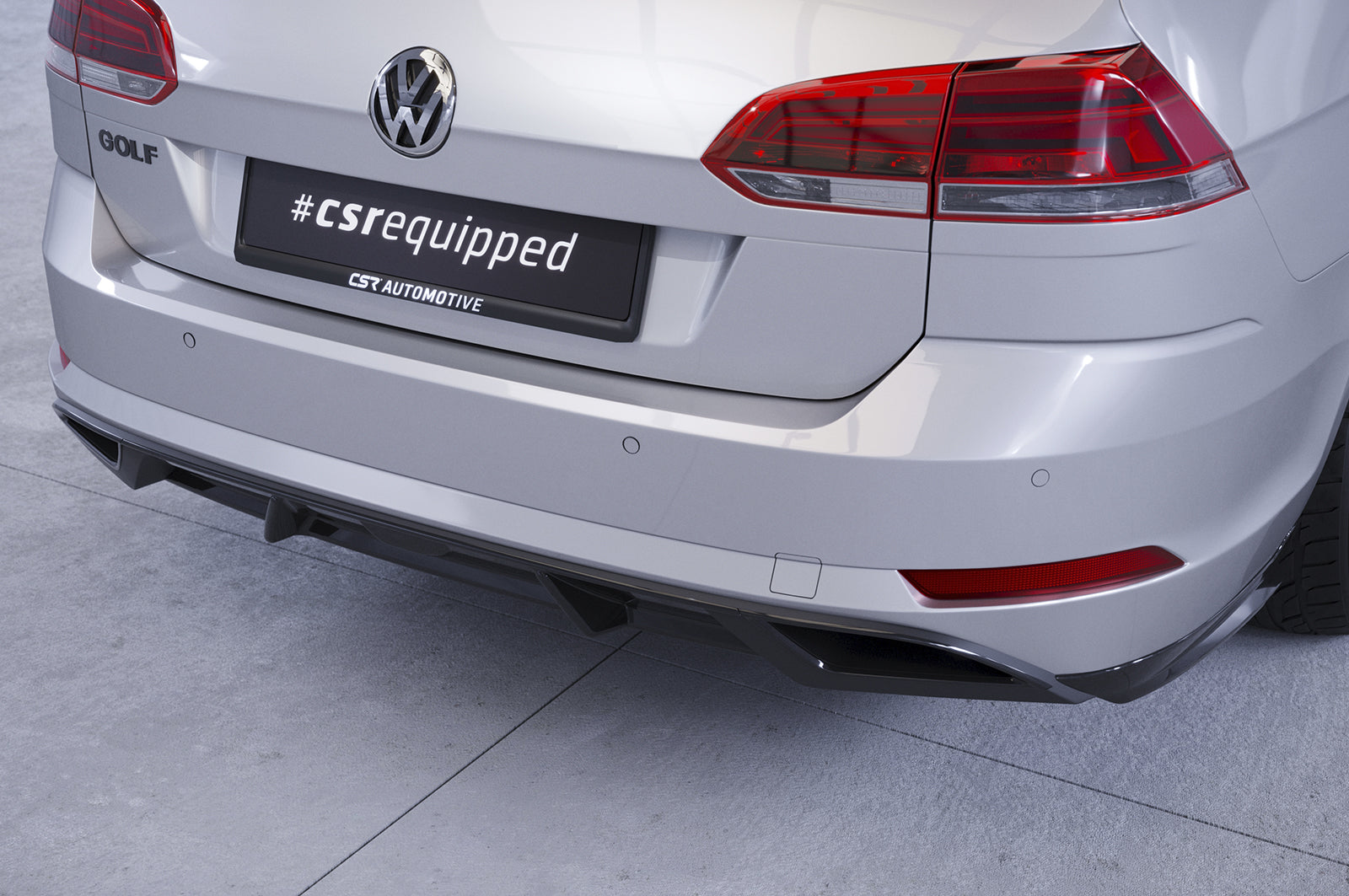 VW Golf 7 Facelift Rear Diffuser HA241-G