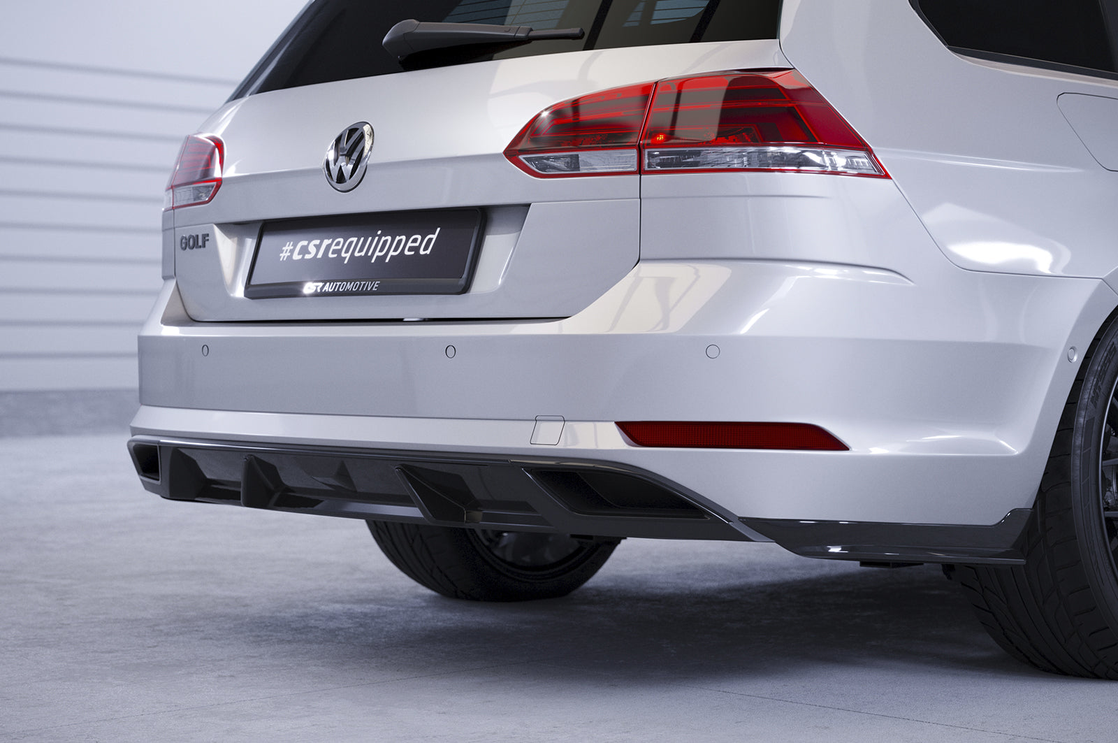 VW Golf 7 Facelift Rear Diffuser HA241-G