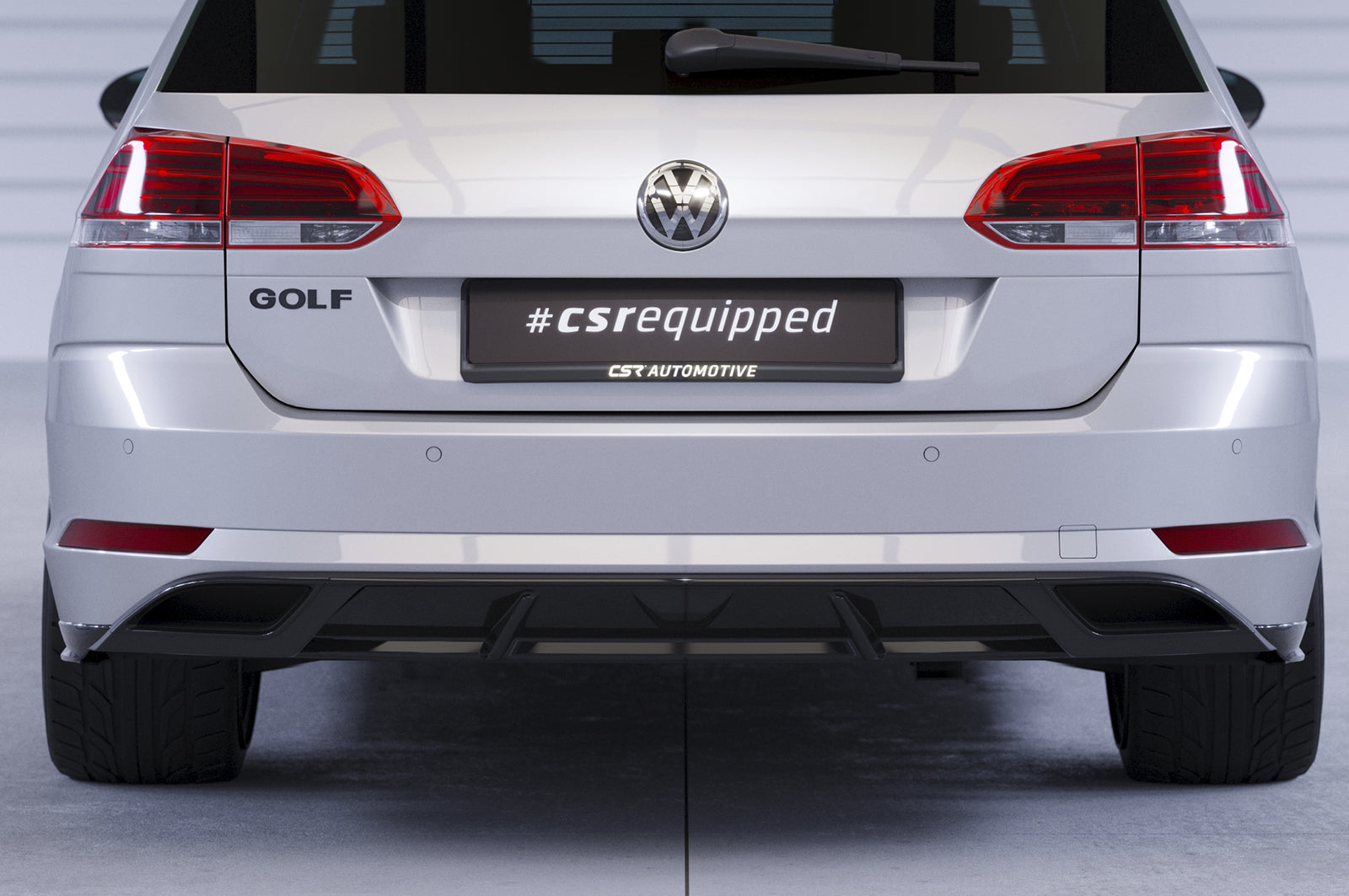 VW Golf 7 Facelift Rear Diffuser HA241-G