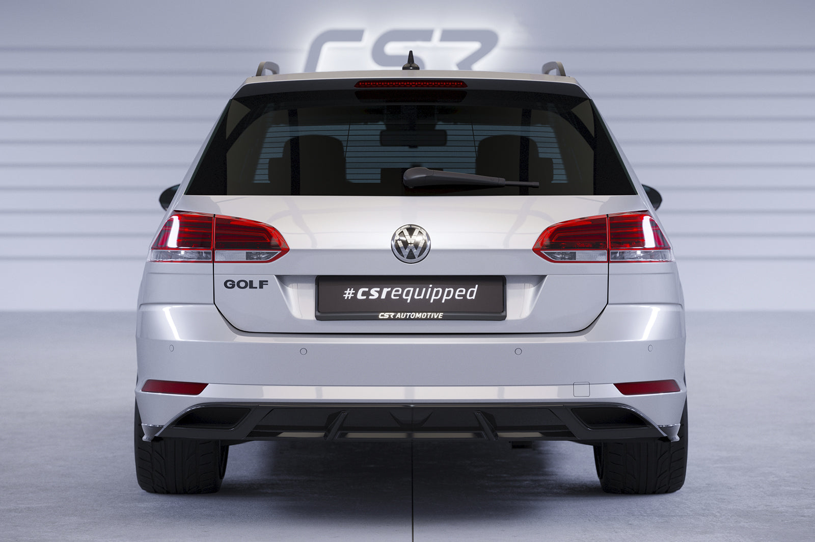 VW Golf 7 Facelift Rear Diffuser HA241-G