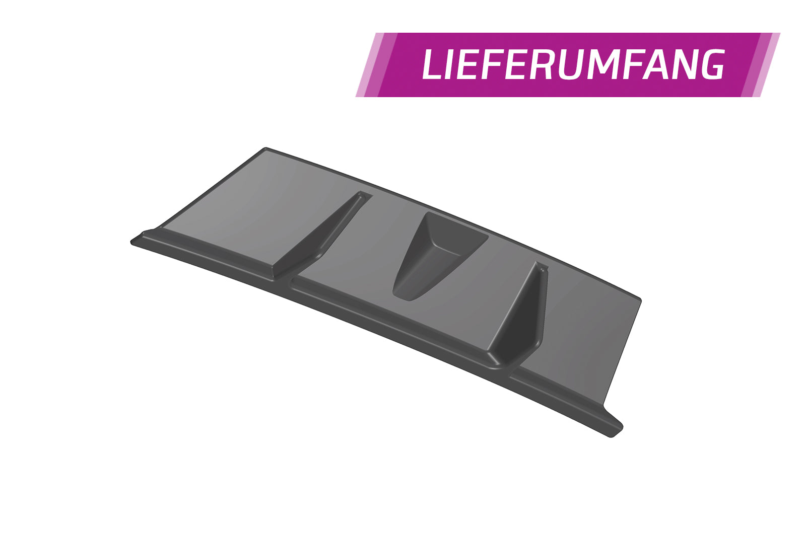 VW Golf 7 Facelift Rear Diffuser HA241-G
