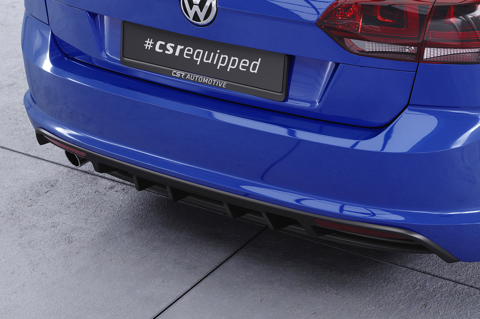 VW Golf 7 R-Line Rear Diffuser HA242-G