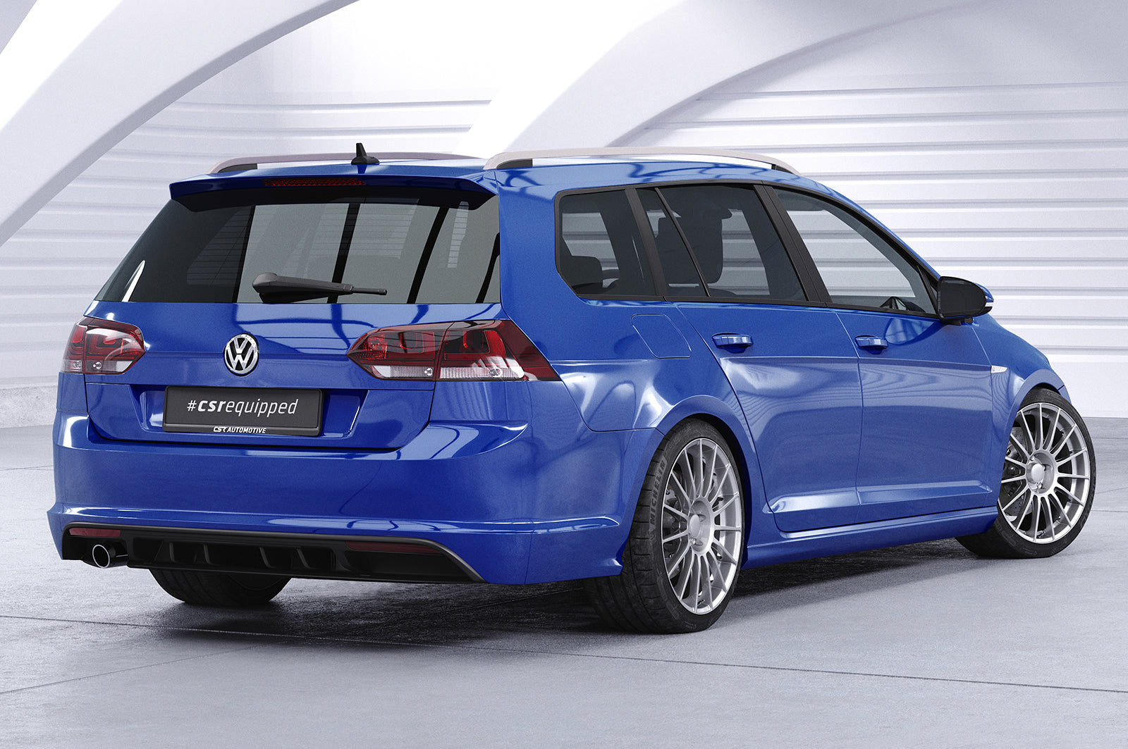 VW Golf 7 R-Line Rear Diffuser HA242-G