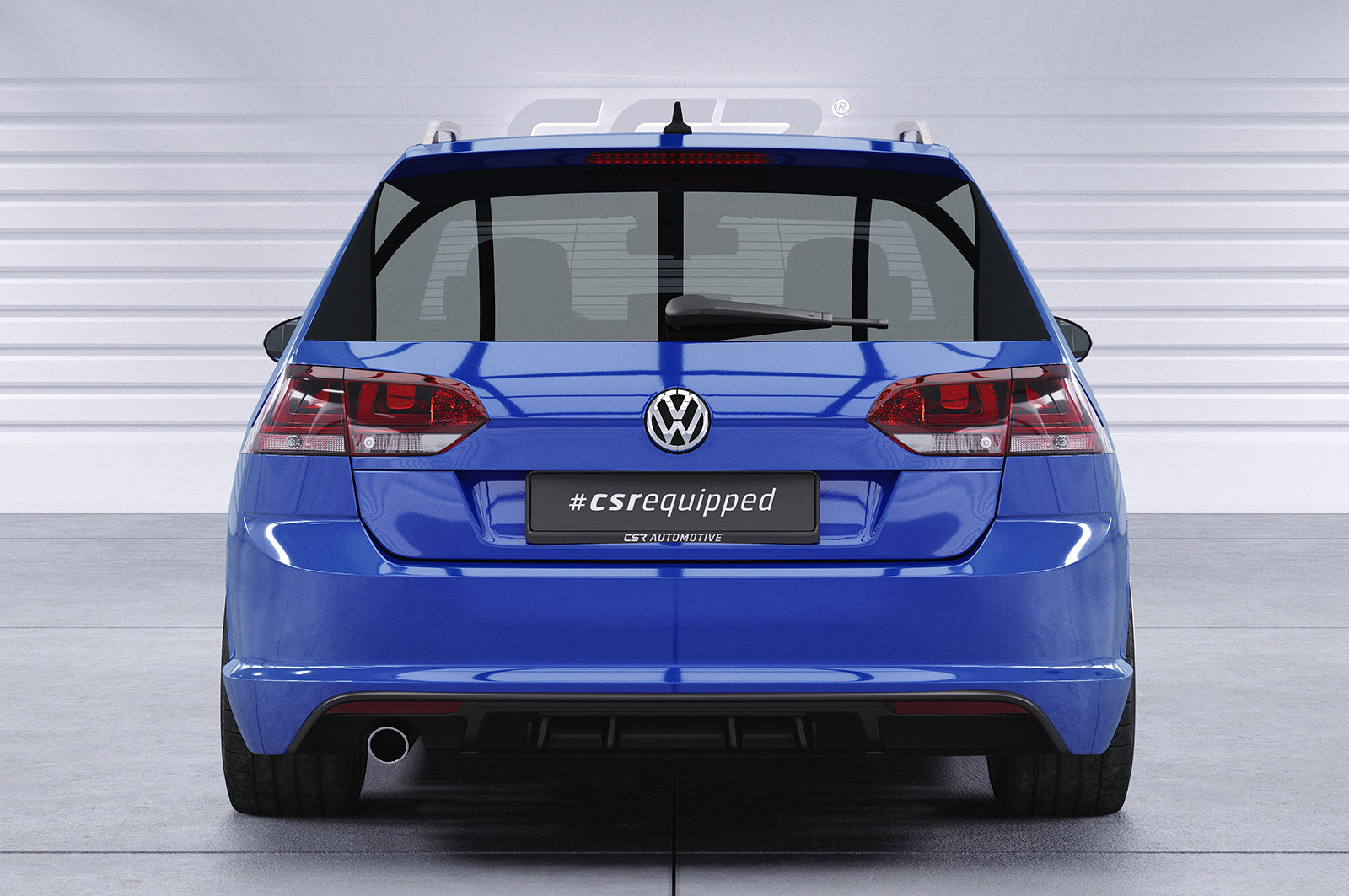 VW Golf 7 R-Line Rear Diffuser HA242-G