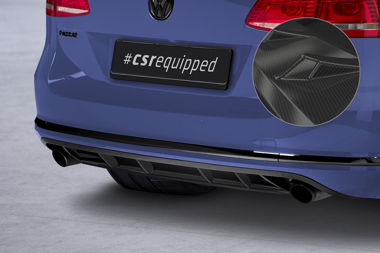 VW Passat B7 Rear Diffuser HA243-G