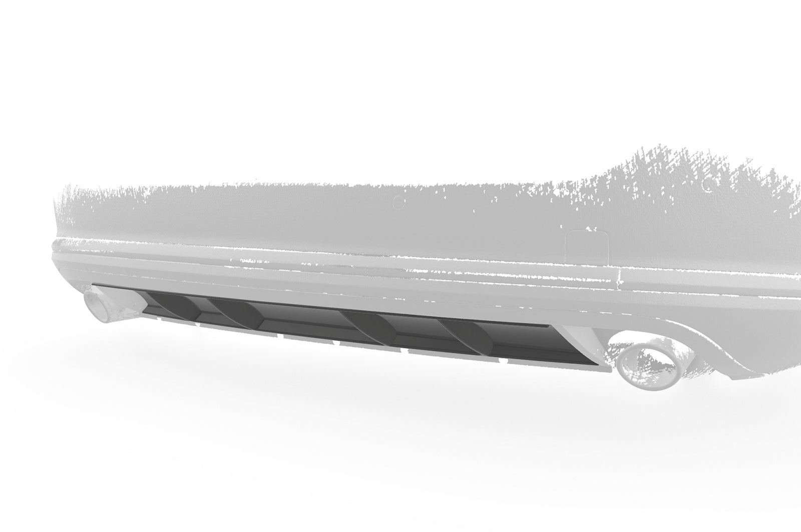VW Passat B7 Rear Diffuser HA243-G
