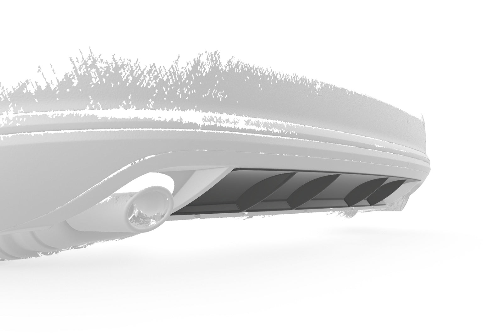 VW Passat B7 Rear Diffuser HA243-G