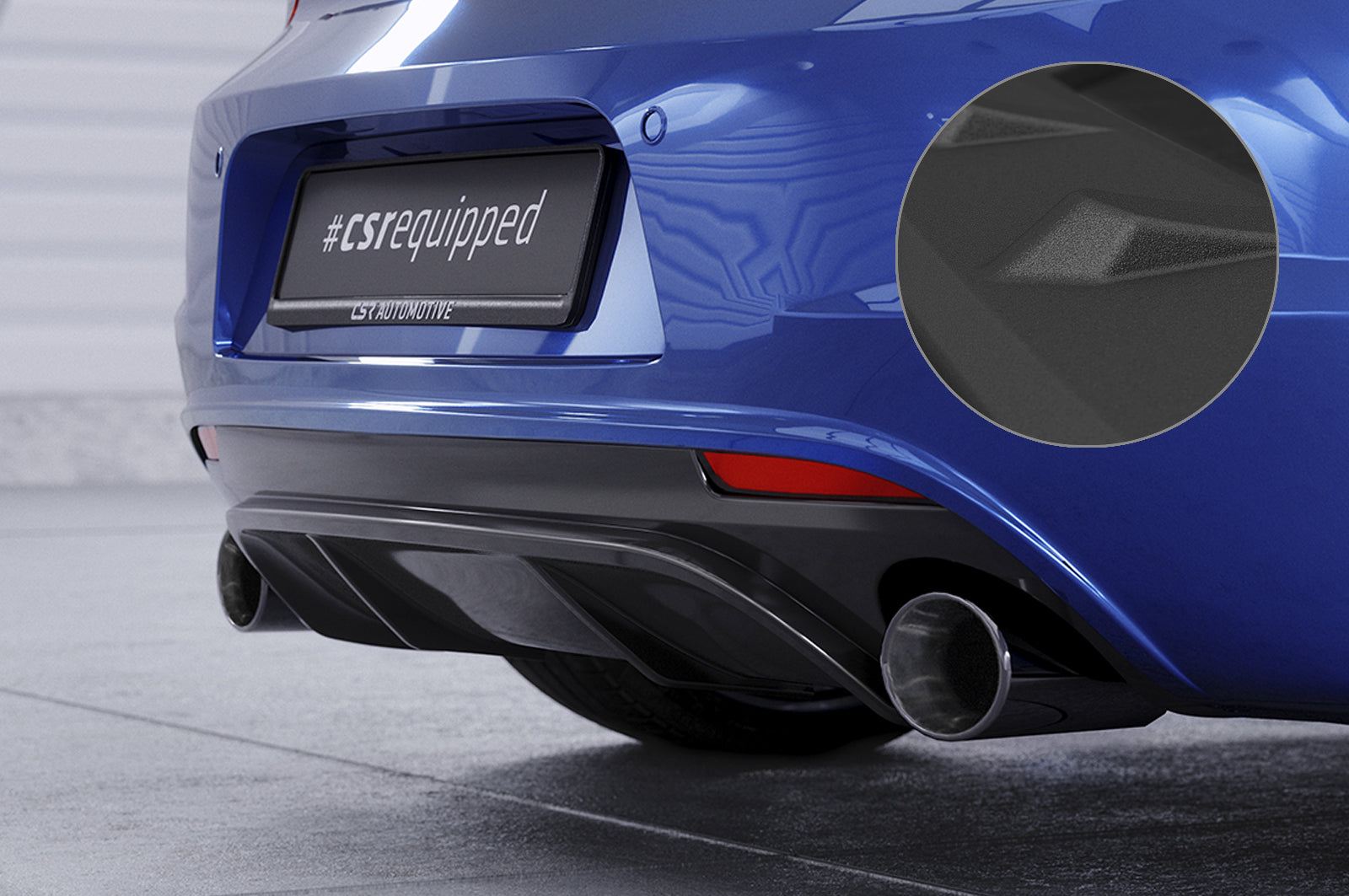 VW Scirocco 3 R Rear Diffuser HA247-G