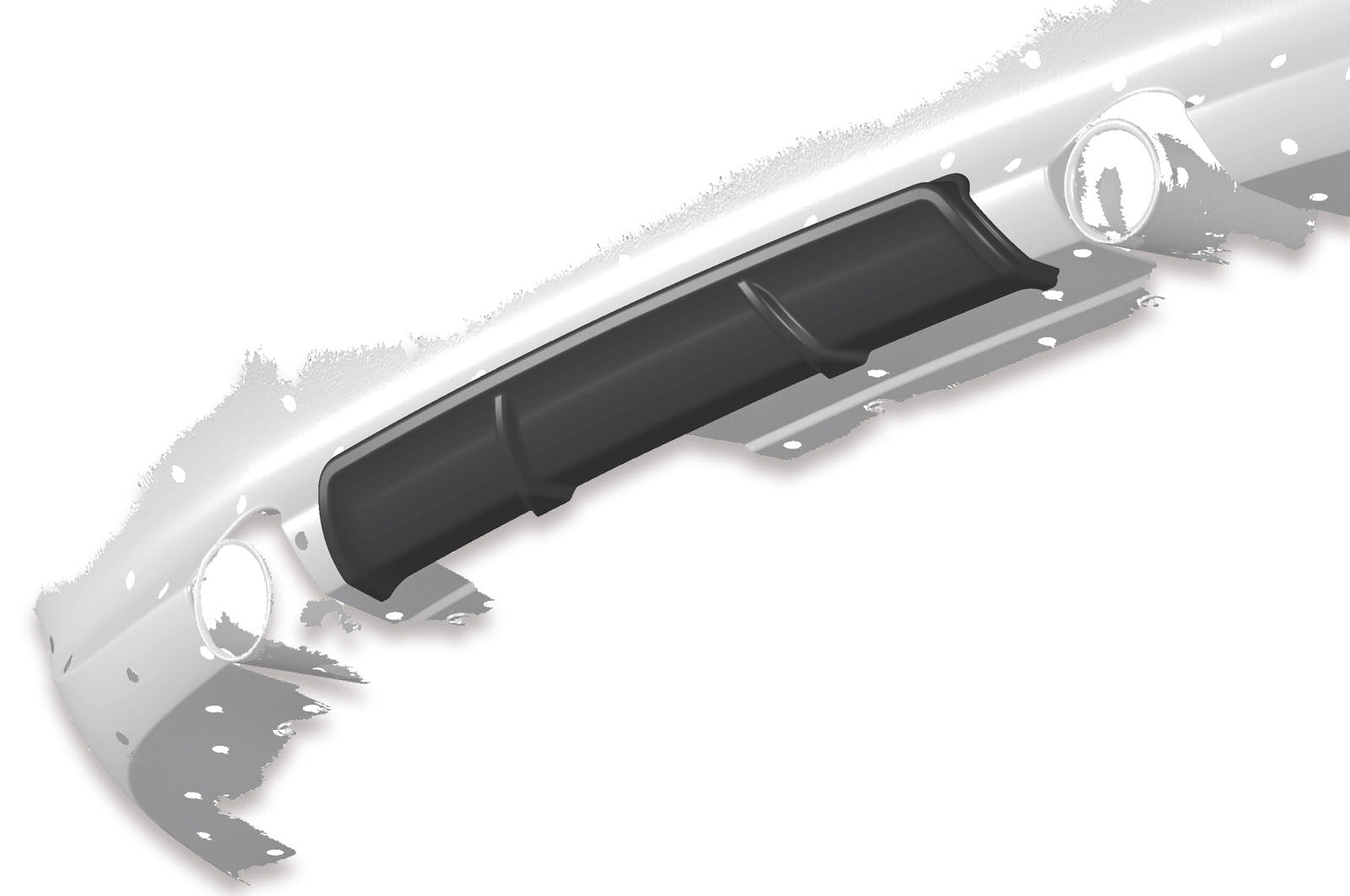 BMW 3 E92/E93 Rear Diffuser HA250-G