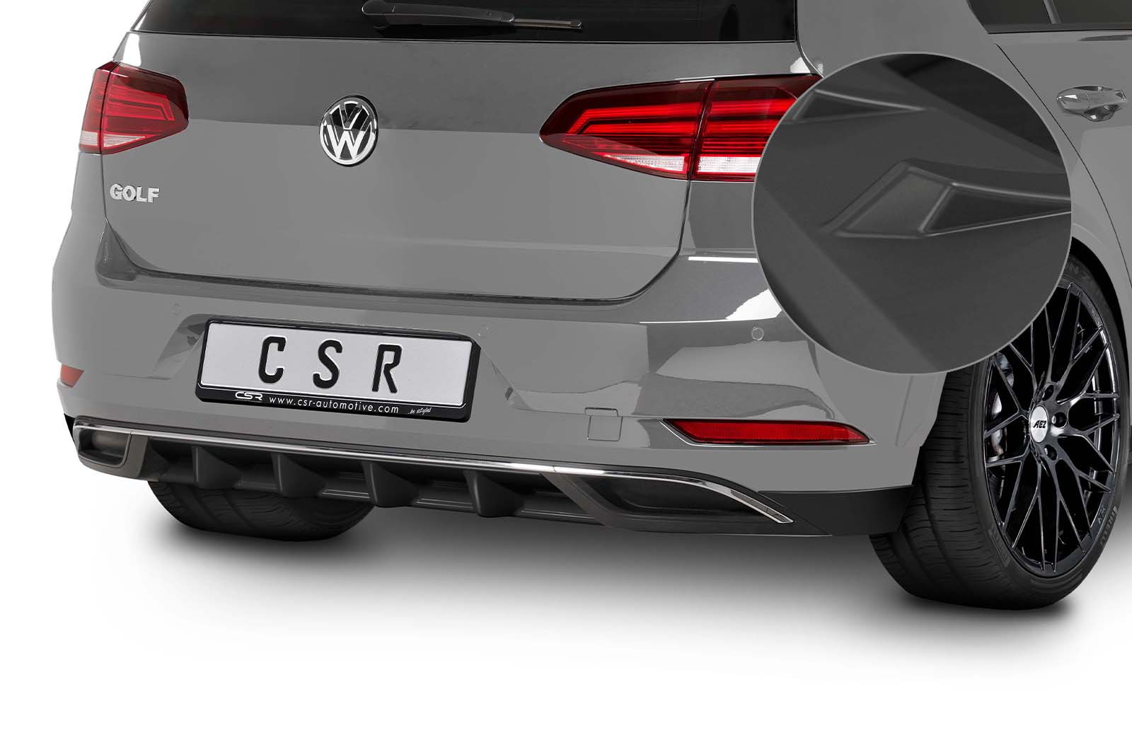 VW Golf 7 Facelift Rear Diffuser HA251-G