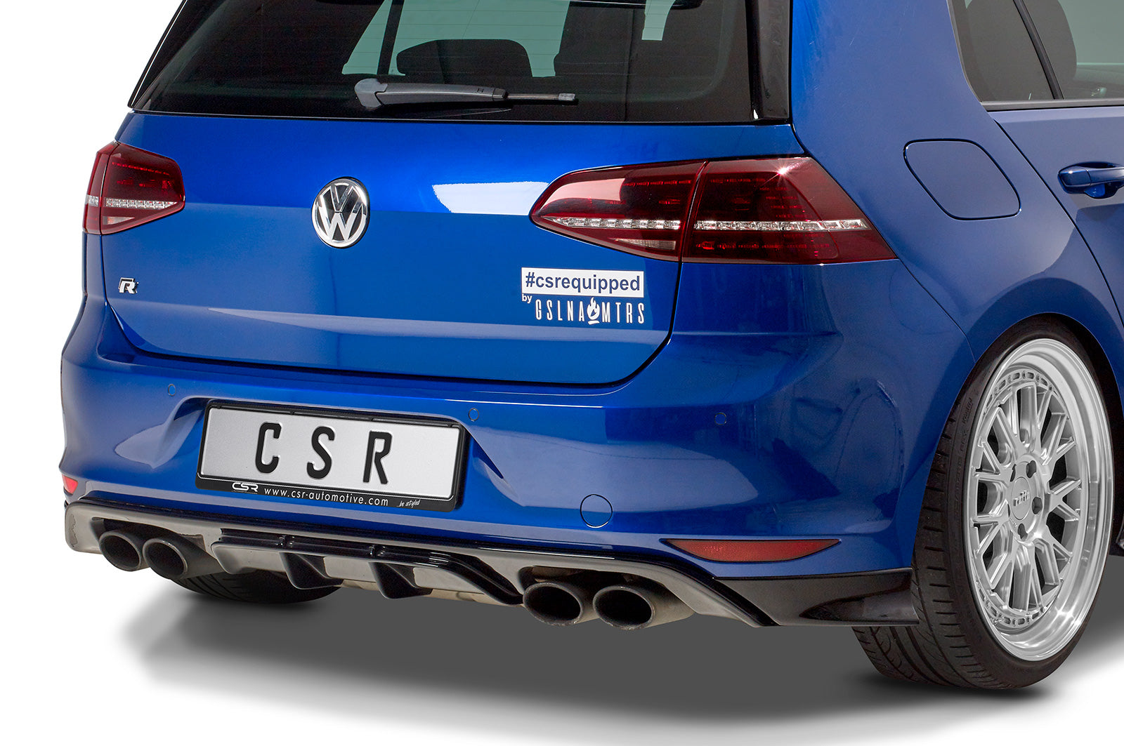 VW Golf 7 R/R-Line Rear Diffuser HA253-G