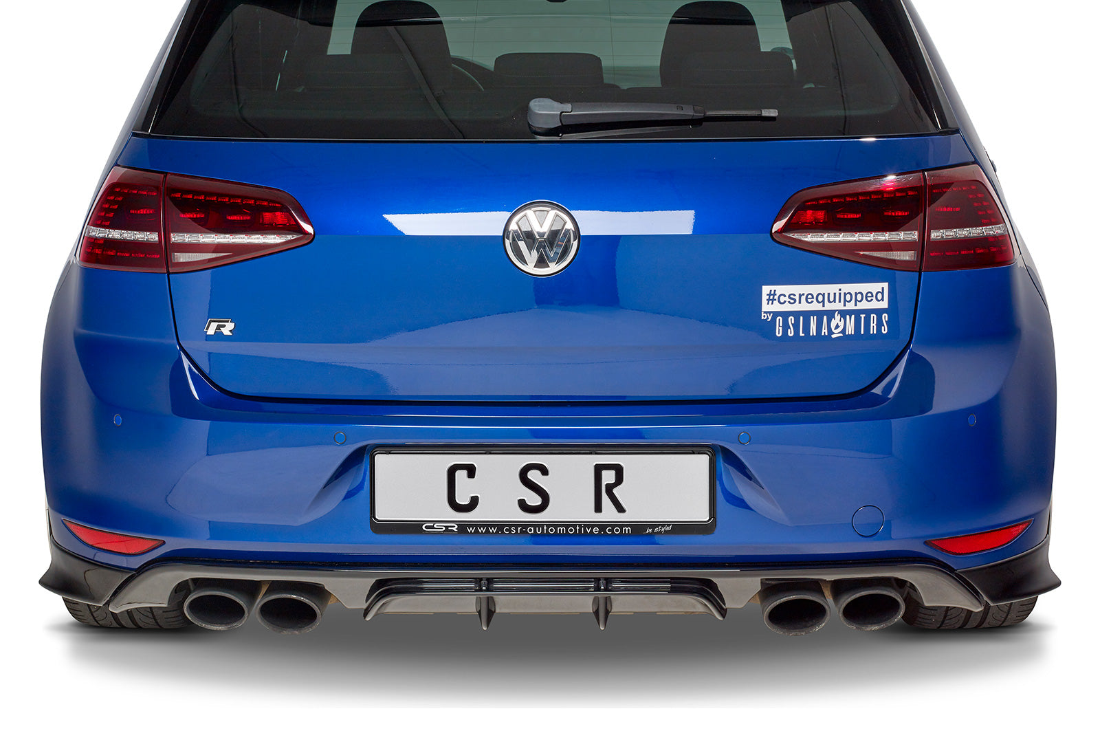 VW Golf 7 R/R-Line Rear Diffuser HA253-G